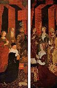 Nicolas Froment Portrat des Konig Rene von Anjou und seiner Gemahlin Jeanne de Laval oil painting reproduction